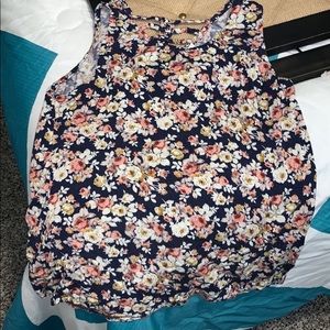 Floral tank top